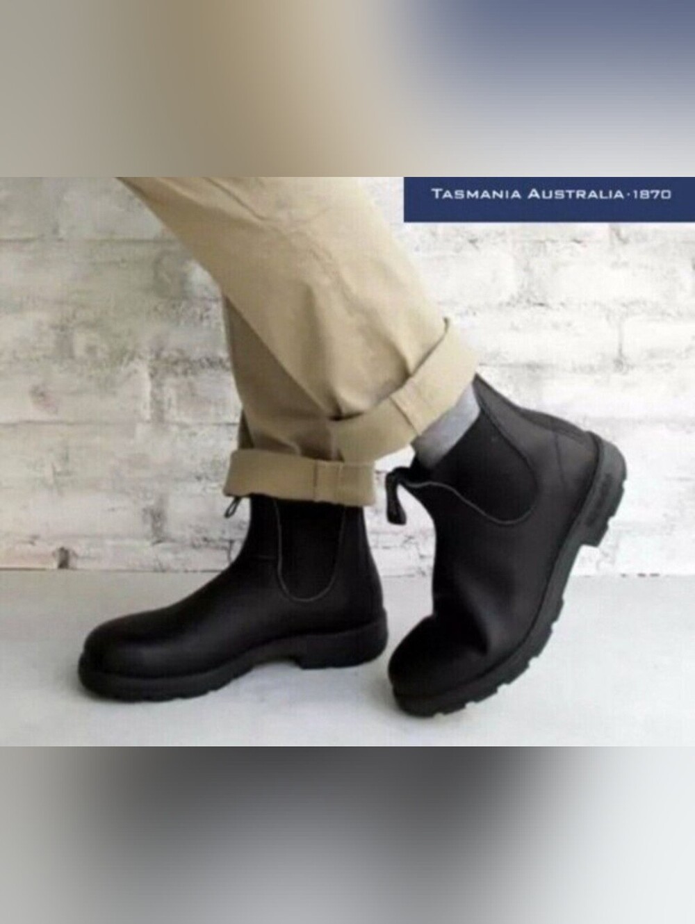 Blundstone ORIGINALS 500 CHELSEA Boot Voltan Black Leather BL 510 Mens AU 8 US 9